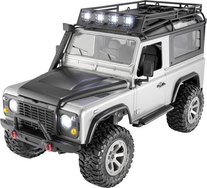 Produktbild Reely Silber Brushed 1:16 RC Einsteiger Modellauto Elektro Crawler Allradantrieb (4WD) RtR 2,4GHz I (RTR Ready-to-Run)