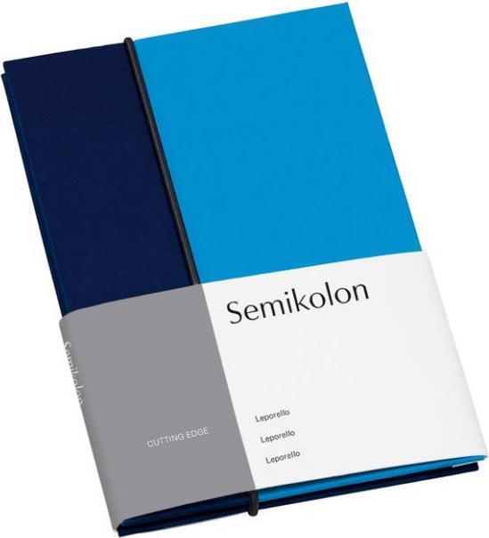 Actual product image Semikolon Leporello marine aqua (12 x 18 cm)