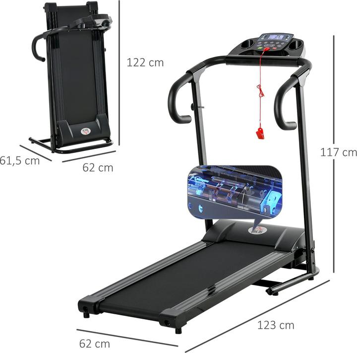 Image du produit Jamb Tapis de course pliable