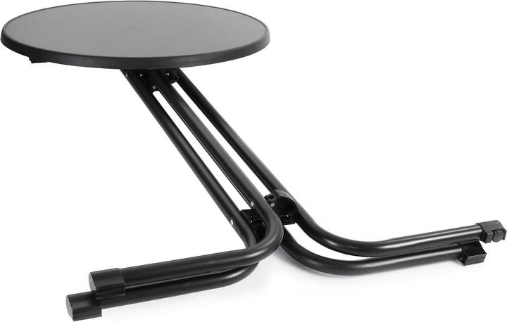 Immagine prodotto Wiltec Tavolo bistrot pieghevole Toboli nero Ø 80 cm tavolo alto tavolo bar tavolo festa rotondo