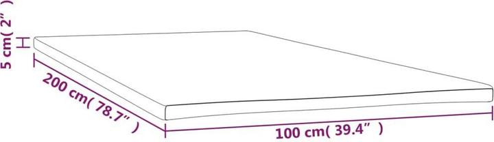 Immagine prodotto VidaXL Ljiljana (100 x 200 cm)