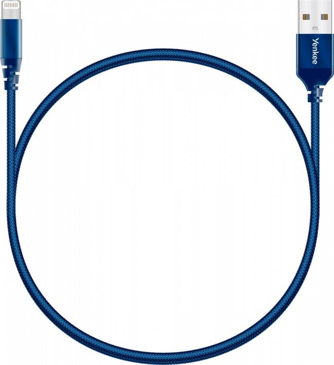 Produktbild Yenkee APPLE-zertifiziertes Kabel mit Lightning-Anschluss für iPad, iPhone und iPod (1 m, USB 2.0)