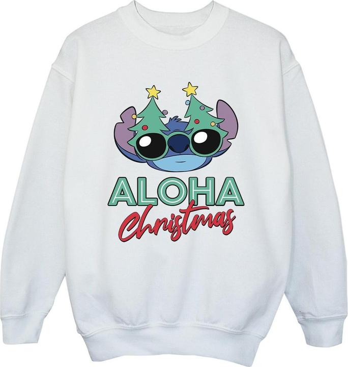 Disney Lilo And Stitch Christmas Tree Shades Sweatshirt Mädchen