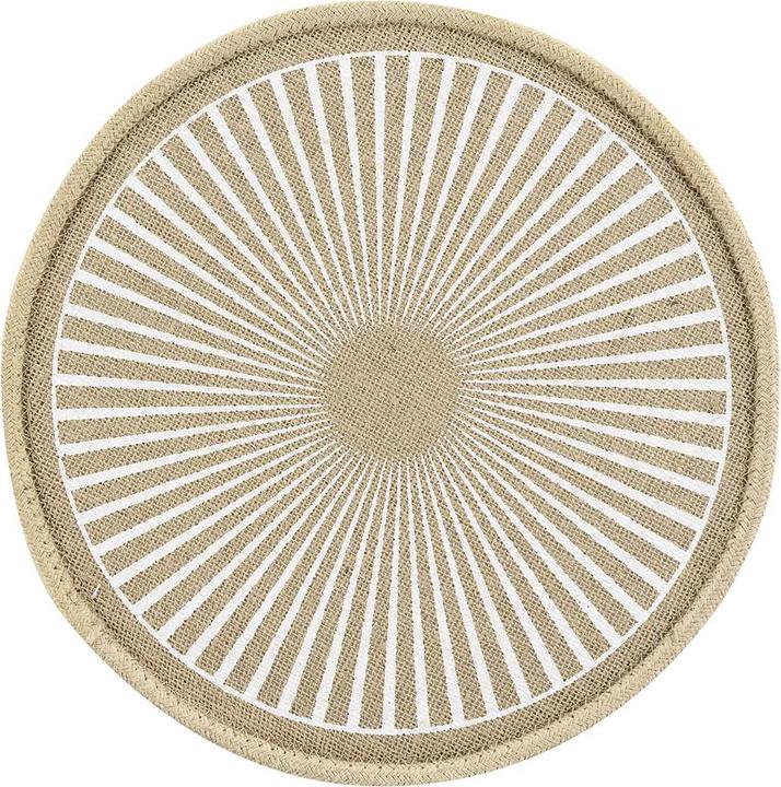 Produktbild Casativo 2er-Set runde Tischsets aus Jute (2 x, 38 x 38 cm)
