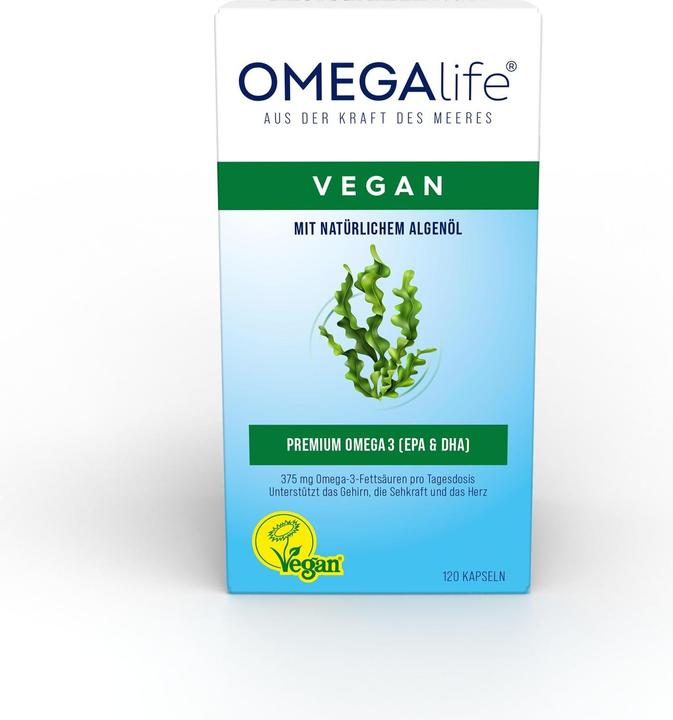 Actual product image Omega-Life Algae oil (120 Piece, Capsules, 120 g)
