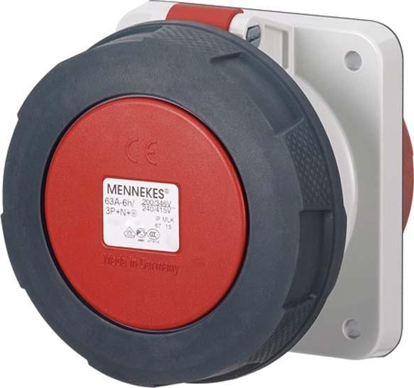 Actual product image Mennekes Junction box, 125A4p6h400V, IP67 AM1457