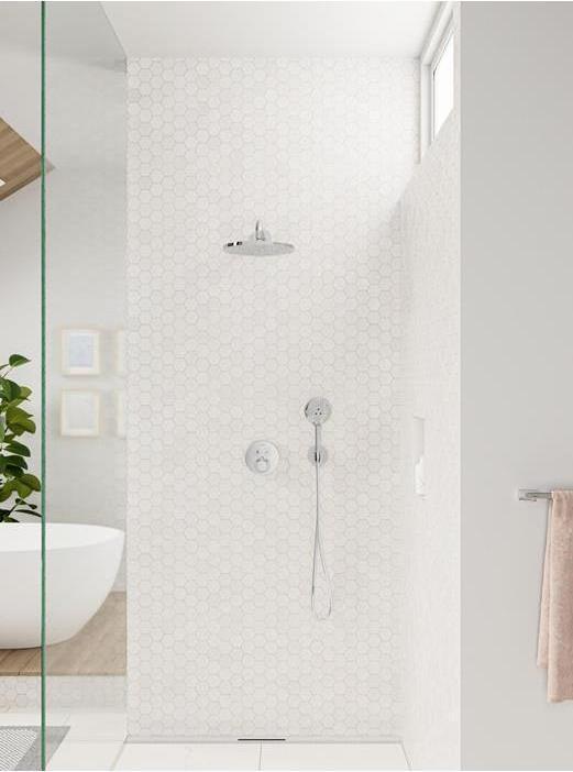 Actual product image hansgrohe Raindance Select S shower head 120 3 spray types (3 Beam types, 15 l/min)