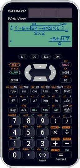 Produktbild Sharp Schulrechner ELW550XG (Solarzellen, Batterien)