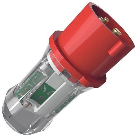 Produktbild Mennekes MEN 3718 PrÃ¼fstecker 32A 4p 400-440V Drehfeld-Control