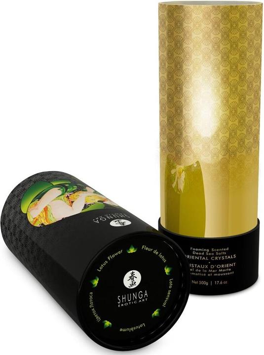 Actual product image Shunga Oriental Crystals Bath Salts Lotus Flower 500 gram (Bath pearls)