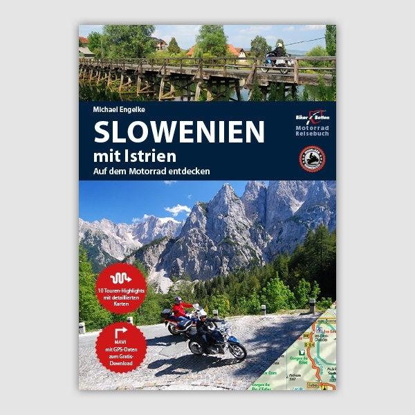 Actual product image Motorcycle travel guide Slovenia with Istria
