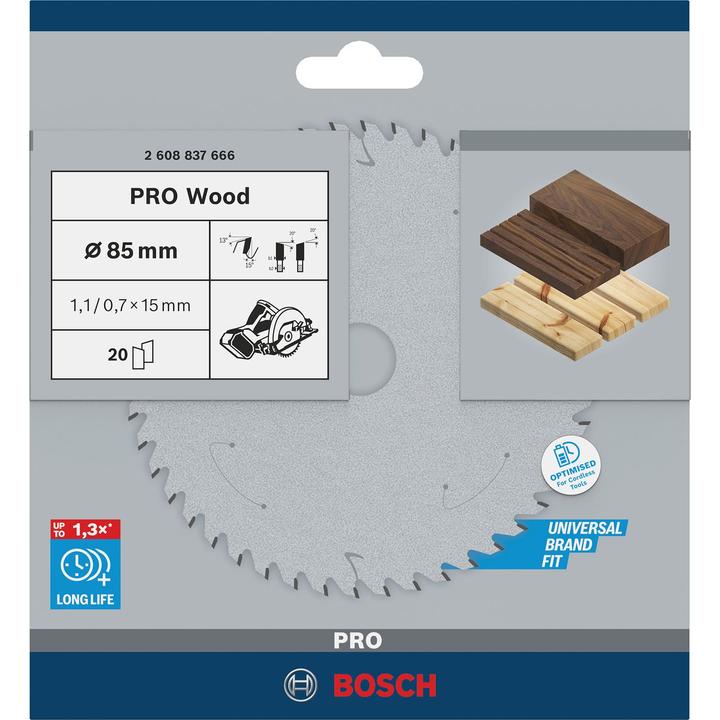 Immagine prodotto Bosch Professional Zubehör Standard per il legno