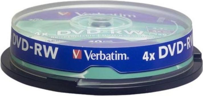 Actual product image Verbatim Dvd-Rw (10 x)