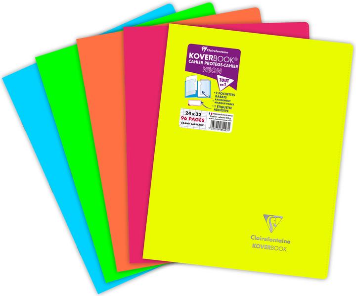 Produktbild Clairefontaine Koverbook (24 x 33 cm, Kariert, Weicher Einband)