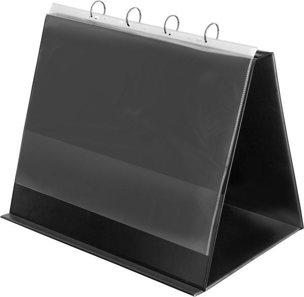 Produktbild Veloflex Tischflipchart Verwendung für Papierformat: DIN A3 quer Ausführung der Ablagemechanik: 4 Ringe (43.7 x 36 x 5 cm)