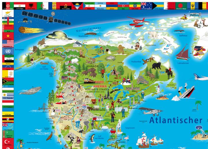 Immagine prodotto Mappa del mondo per bambini