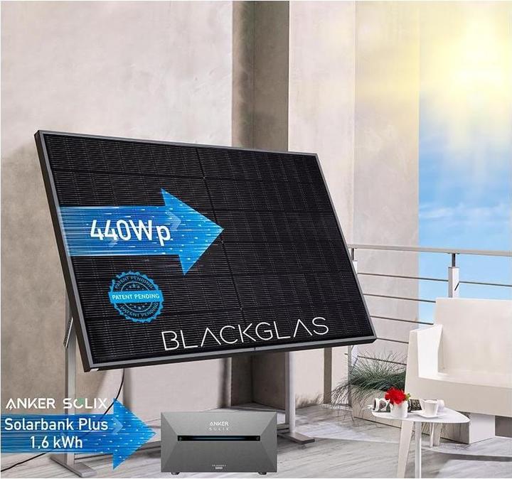 Immagine prodotto Blackglas Sistema solare ECOstorage 440 W (440 W)
