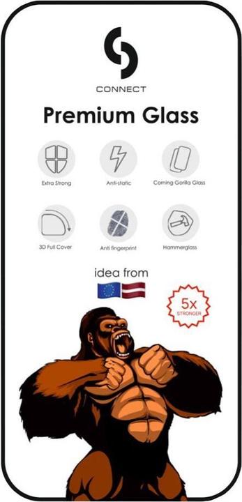 Actual product image Connect iPhone 15 Plus 3D Corning Gorilla Glass 5X stong (1 Piece, Apple iPhone 15 Plus)