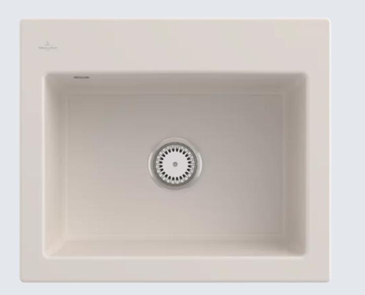 Villeroy & Boch V&B Evier SUBWAY 60 S 600x510mm Handbet. crema (51 cm, 60 cm)