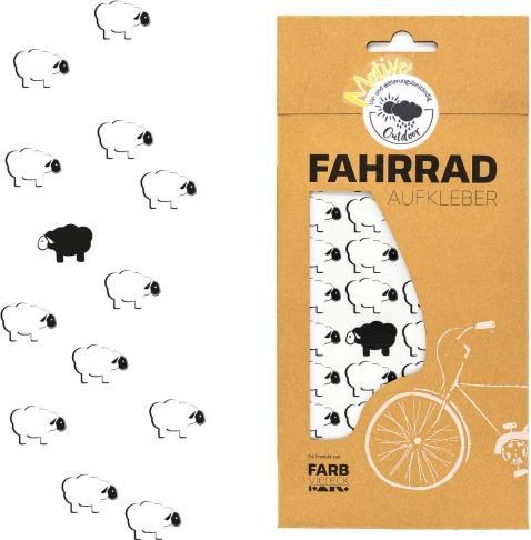 Immagine prodotto Farbviereck Adesivo con motivi di pecore nere / Sticker