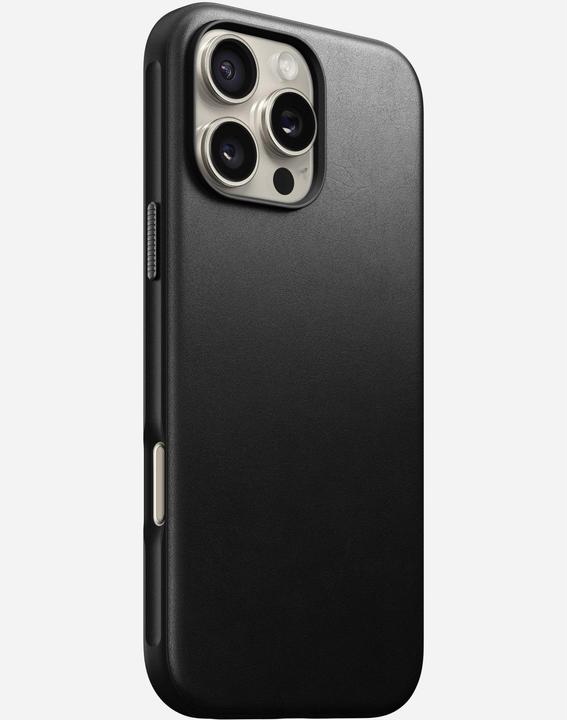 Produktbild Nomad Modern Leather Case iPhone 16 Pro Max Black (Apple iPhone 16 Pro Max)