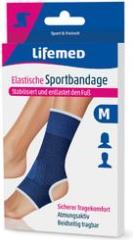 Produktbild Lifemed Sportbandagen elastisch blau, Fussgelenkschutz, Grösse: XL (XL)