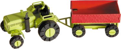 Image du produit Fridolin Modèle en papier 3-D "Tracteur avec remorque