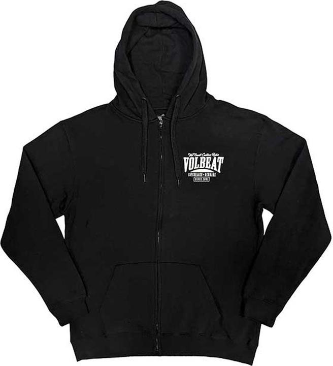 Actual product image Volbeat Unisex Adult Louder And Faster Back Print Full Zip Hoodie (M)