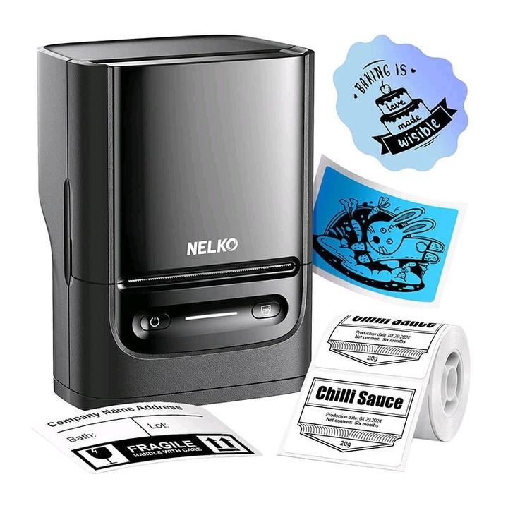 Nelko PM220 thermal label printer (black) (203 dpi)