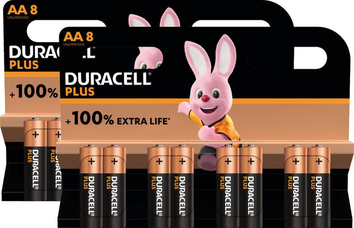 Produktbild Duracell Plus (16 Stk., AA, 2700 mAh)
