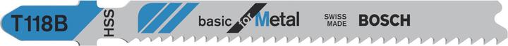 Produktbild Bosch Professional Zubehör Stichsägeblatt T 118 B Basic for Metal, 100er-Pack