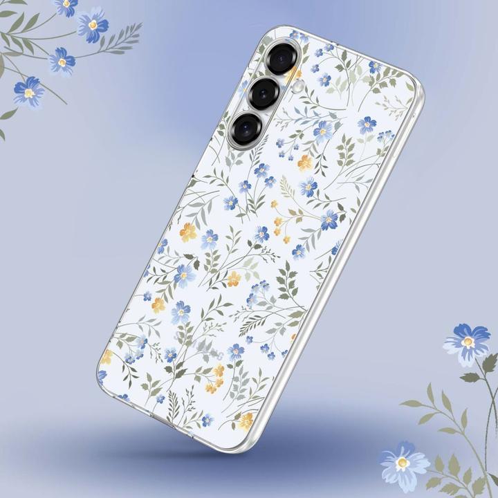 Actual product image Spigen FlexAir Case for Samsung Galaxy A36 5G - Daisies with Leaves (Samsung Galaxy A36)