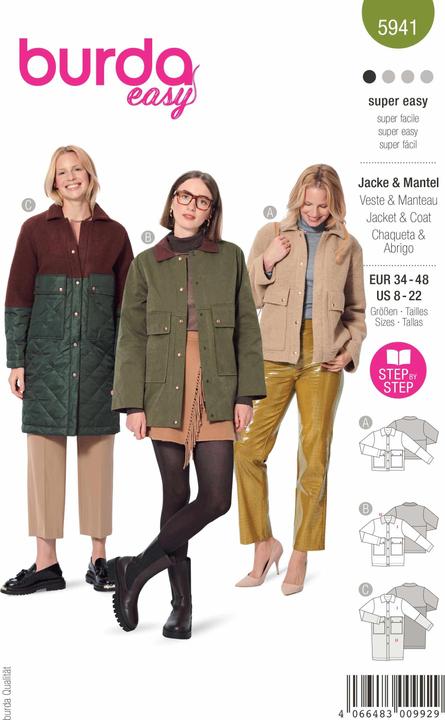 Produktbild Schnittmuster Jacke & Mantel
