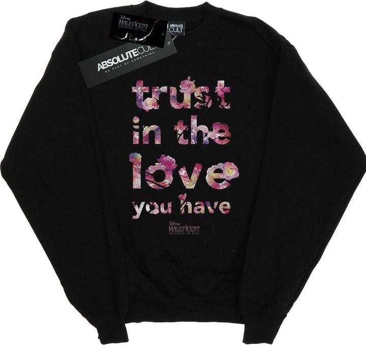 Image du produit Disney - Sweat MALEFICENT MISTRESS OF EVIL TRUST IN THE LOVE - Fille (140, 146)