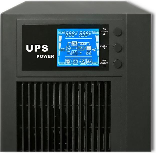 Image du produit Qoltec Pure Sine Wave 53043 (3000 VA, 2400 W, Double convertisseur en ligne Onduleur)