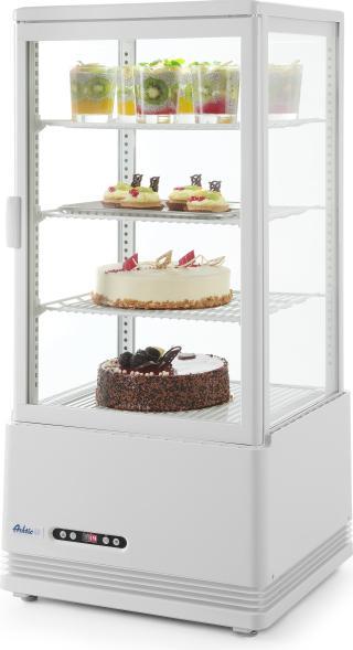 Produktbild Hendi Aufsatz vitrine weiss 78 l Anti-Beschlag höhe 966 (78 l)