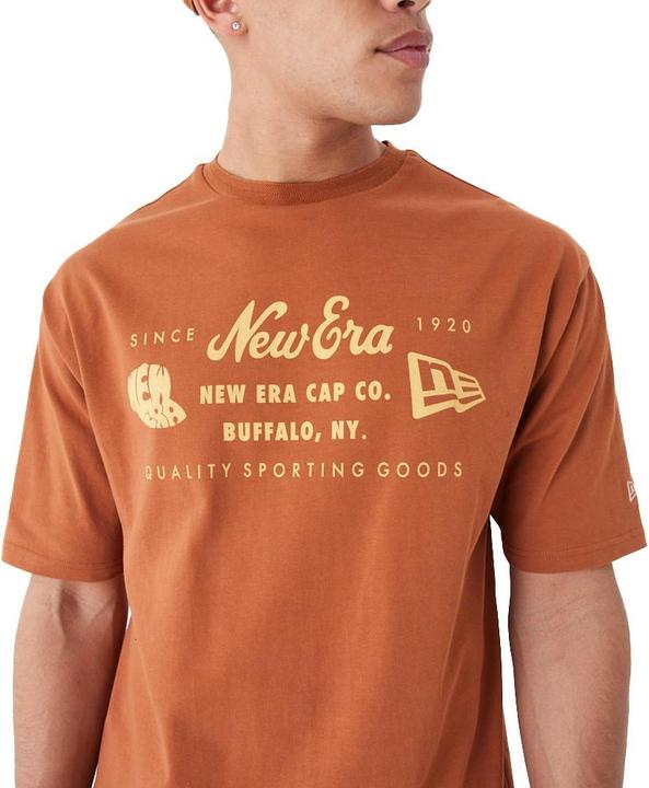 Produktbild New Era Oversize Shirt - HERITAGE PATCH braun - XL (XL)