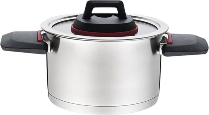 Immagine prodotto Maestro MR-3530-6 Topfset mit Klappgriffen 6 Stück (24 cm, Set di pentole e padelle da cucina, Acciaio inossidabile)