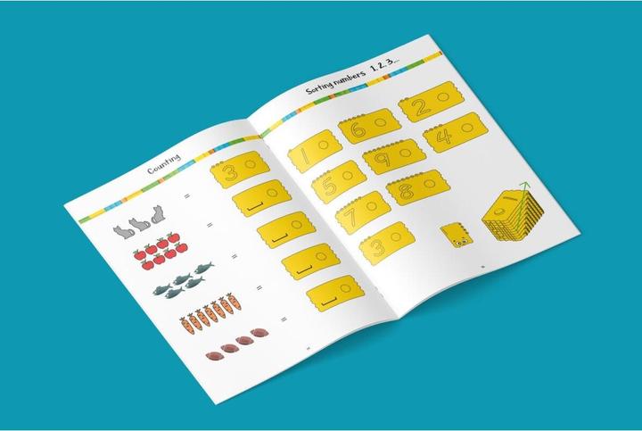 Produktbild Newmero Workbook for children 3 - 6 years old (Englisch)