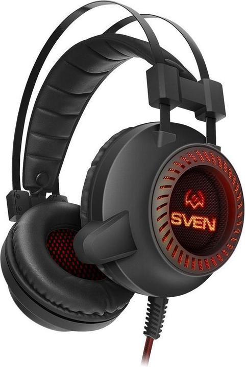 Produktbild Sven Kopfhörer mit Mikrofon Kopfhörer mit Mikrofon AP-U840MV, schwarz (USB, LED)