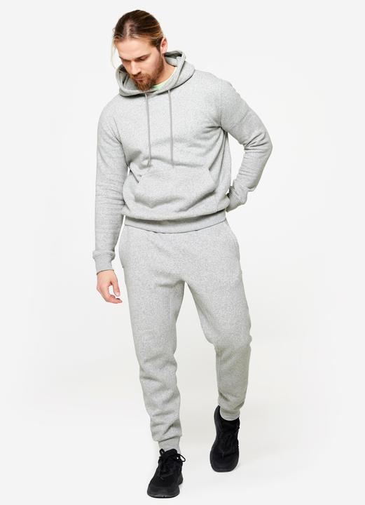 Actual product image Domyos Men's warm jogging trousers - 100 grey (W32)