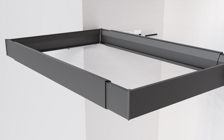 Actual product image Servetto Pull-out frame side rails Papillon anthracite (1 pcs.)