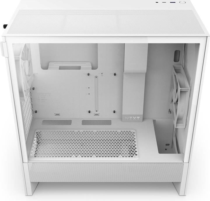 Produktbild NZXT H5 Flow ( 2024 ) (weiss, Tempered Glass) (ATX, mATX, E-ATX, Mini-ITX)