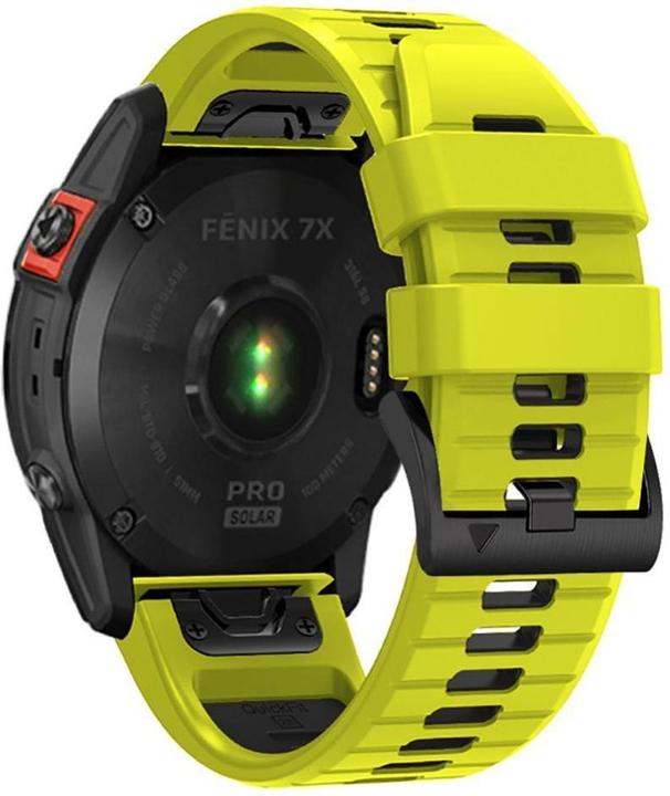 Immagine prodotto Tech-Protect Cinturino IconBand Pro per Garmin Fenix 3 / 5X / 3HR / 5X Plus / 6X / 6X Pro / 7X - Lime (TPU)
