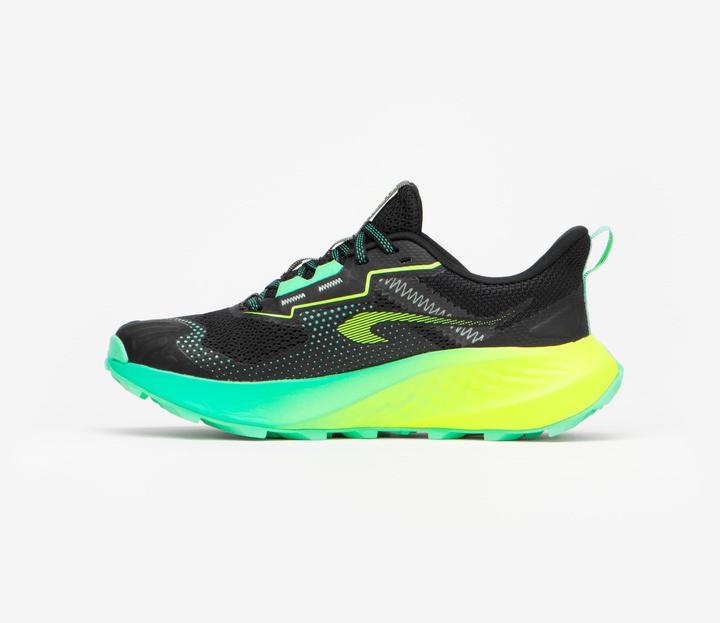 Actual product image Kiprun Running shoes trail running cross country kids - K500 Grip black/green (32)