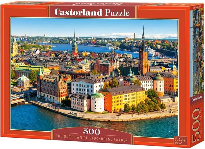 Immagine prodotto Castorland B-52790 Il centro storico di Stoccolma, Svezia, puzzle da 500 pezzi, colorato (500 pezzi)