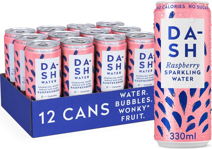 Dash Water Raspberries (12 x 33 cl)