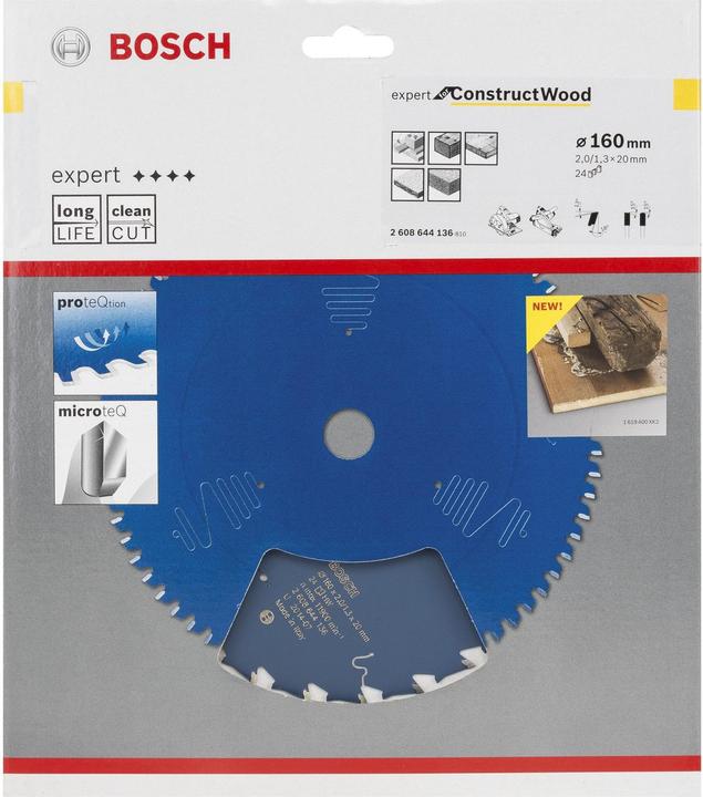 Actual product image Bosch Professional Zubehör Circular saw blade 160 x 20 x 1.3