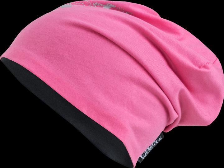 Produktbild SafetyMaker Wende Beanie reflektierend pink/silber
