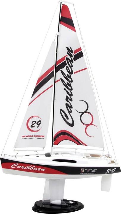 Actual product image Joysway Caribbean Yacht V2 RC Sailboat RtR 260mm